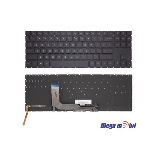 Tastatura za laptop HP Omen 16-B series so backlight grey